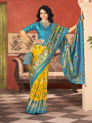 Printed Art Silk Saree