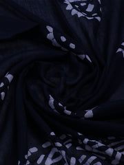 Printed Cotton Blend Unstitched Suit With Dupatta