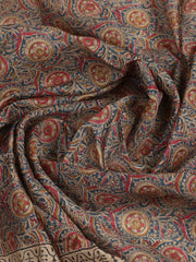 Embroidered Tussar Unstitched Suit With Dupatta