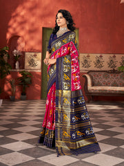 Printed Tussar Saree