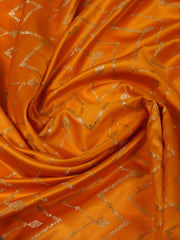 Embelished Satin Mustard Saree
