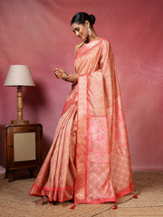 Printed Art-Tusser Saree