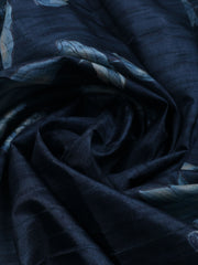 Printed Tussar Unstitched Suit With Dupatta