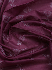 Neck Embroidered Cotton Blend Unstitched Suit With Dupatta