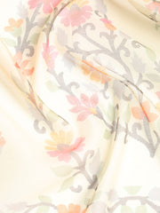 Printed Chanderi Unstitched Suit With Dupatta