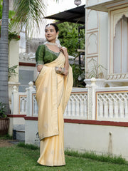 Sequence Embroidery Art Silk Saree