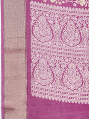 Ajrak Printed Cotton Blend Woven Saree
