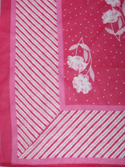 Printed Cotton Kurta With Pant & Dupatta