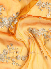 Embroidered Organza Unstitched Suit With Dupatta