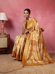 Printed Art-Tusser Saree