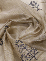 Neck Embroidered Cotton Blend Unstitched Suit With Dupatta