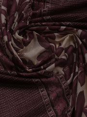 Printed Cotton Blend Unstitched Suit With Dupatta