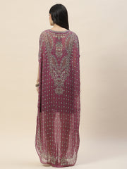 Digital Print Georgette Kaftan Kurta