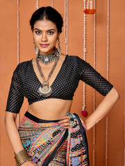 Printed Art Silk Saree