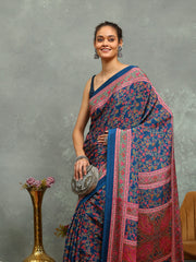 Digital Printed Crepe Saree