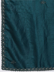 Stone Embroidery Tissue Saree