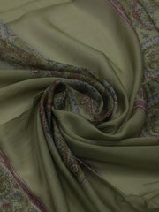 Printed Cotton Blend Unstitched Suit With Dupatta