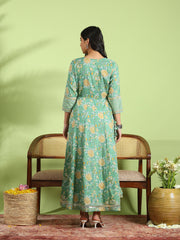 Printed Cotton Blend Kurta