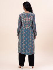 Digital Printed Crepe Kurta