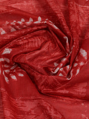 Printed Cotton Unstitched Suit With Pant & Dupatta