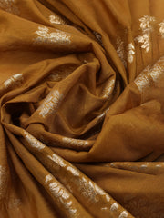 Neck Embroidered Cotton Blend Unstitched Suit With Dupatta