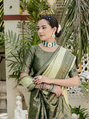 Kanjivaram Art Silk Woven Saree
