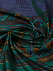 Woven Design Art Silk Unstitched Suit With Pant Dupatta