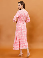 Printed Cotton Dress