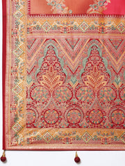 Zari Jaal Embroidery Handloom Saree