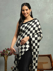 Embelished Crepe Saree