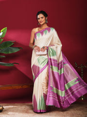 Digital Print Art Silk Saree