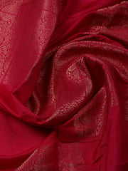 Woven Design Chanderi Rani Unstitched Suit With Pant & Dupatta