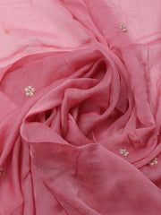 Embroidered Oraganza Unstitched Suit With Dupatta