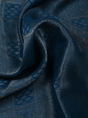 Kanjeevaram Chanderi Unstitched Suit With Dupatta