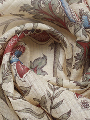 Embroidered Chanderi Ustitched Suit With Pant & Dupatta