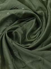 Printed Cotton Blend Unstitched Suit With Dupatta