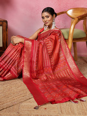 Printed Art-Tusser Saree