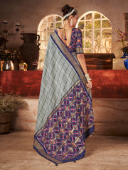Digital Printed Art Silk Saree