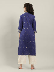 Printed Cotton Blend Kurta