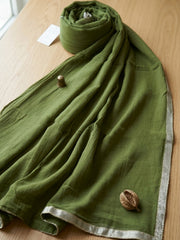 Embroidered Cotton Blend Unstitched Suit With Pant & Dupatta