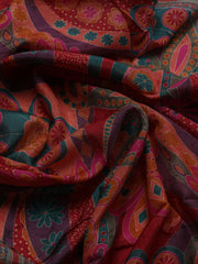 Neck Embroidered Muslin Unstitched Suit With Dupatta