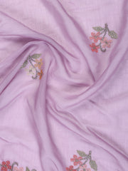 Embroidered Cotton Blend Unstitched Suit With Dupatta