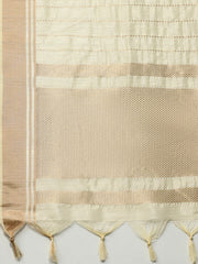 Embroidered Border Booti Art Silk Saree