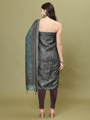 Digital Printed Pashmina Unstitched Suit Piece With Dupatta