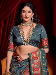 Digital Printed Art Crepe Saree