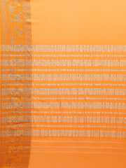 Zari Border Chiffon Woven Saree