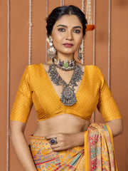 Printed Art Silk Saree