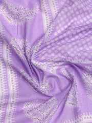 Printed Cotton Blend Unstitched Suit With Dupatta