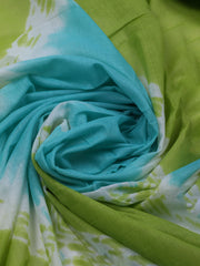 Printed Cotton Blend Unstitched Suit With Dupatta