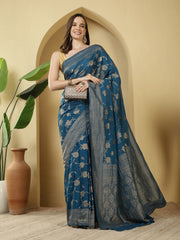 Zari Jaal Georgette Saree